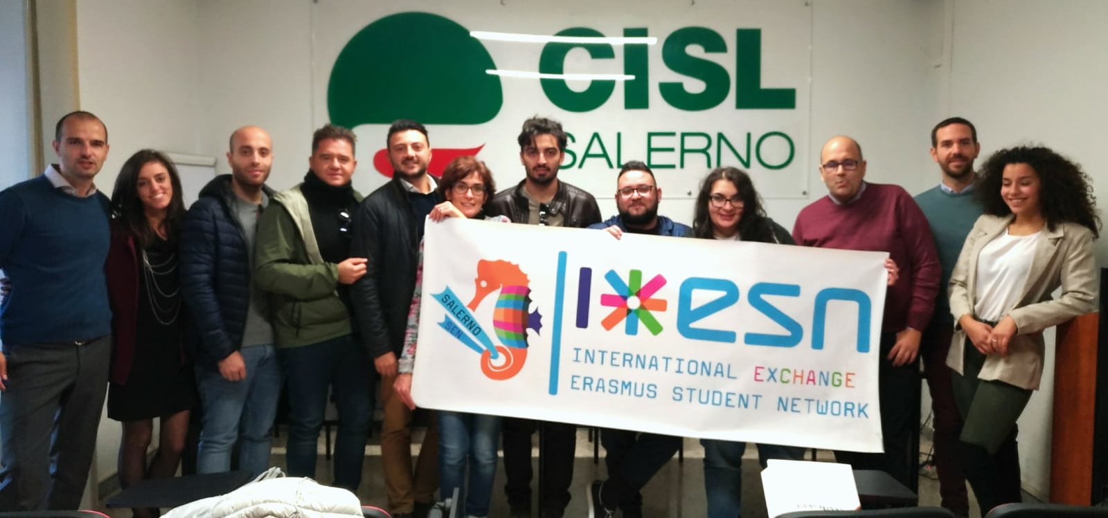 Importante sinergia tra la Cisl Giovani di Salerno e la ESN Salerno per lo sviluppo della città.