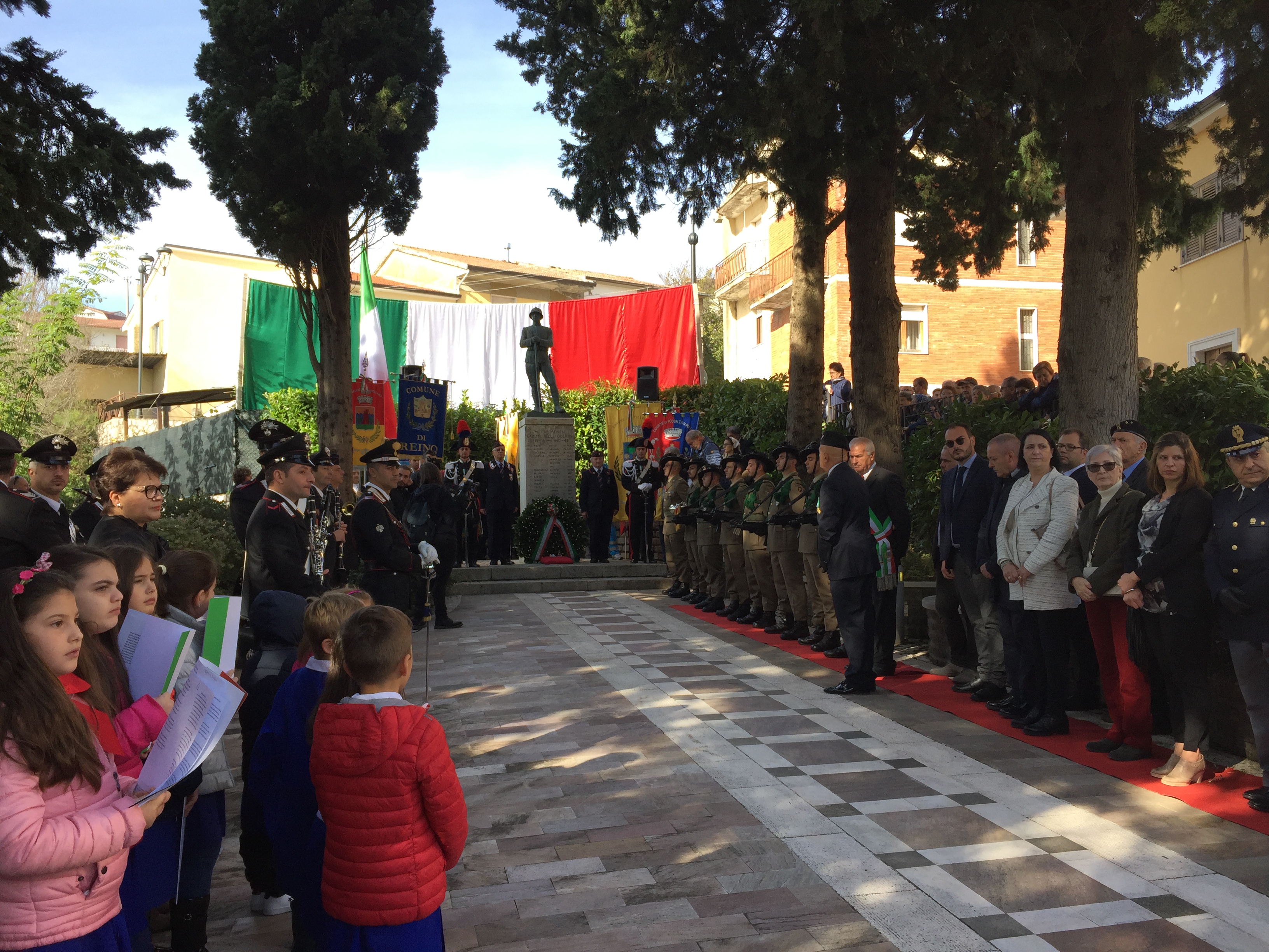 Reino| Giornata trionfale in ricordo dei caduti della Grande Guerra