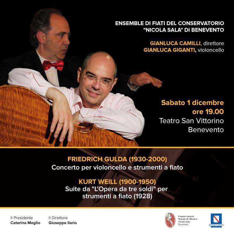 Benevento| Al Teatro San Vittorino il concerto del M° Gianluca Camilli