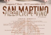 Fragneto L’Abate| San Martino,pizza alici e vino: il 10 e 11 novembre