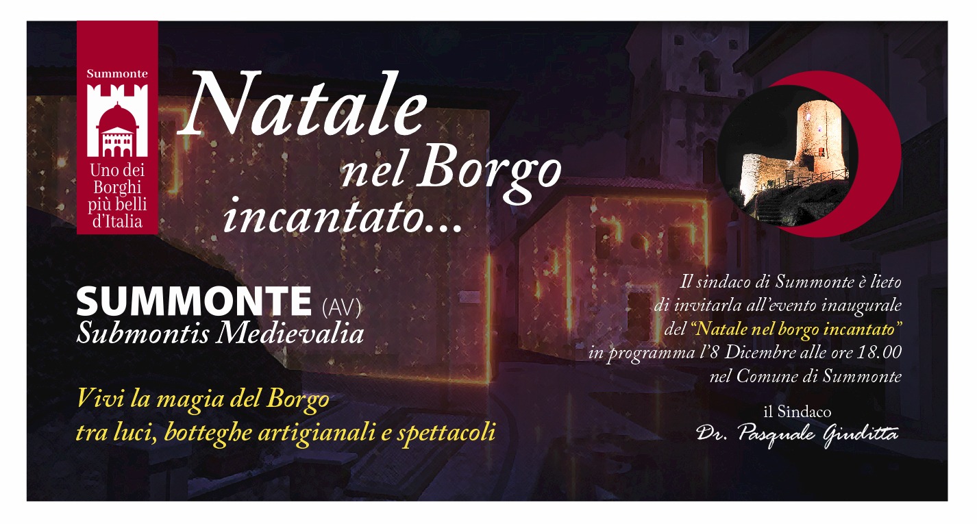 Conto alla rovescia a Summonte per Natale nel Borgo incantato