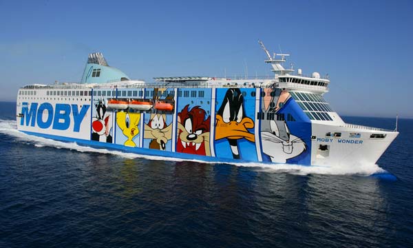 Moby annuncia 6500 partenze nel 2019 per raggiungere Sardegna, Sicilia e Corsica