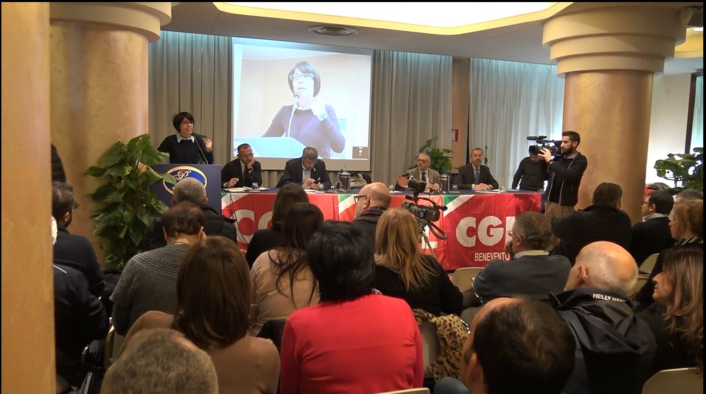 Benevento| Lavoro e criminalità, Landini critica le scelte del Governo