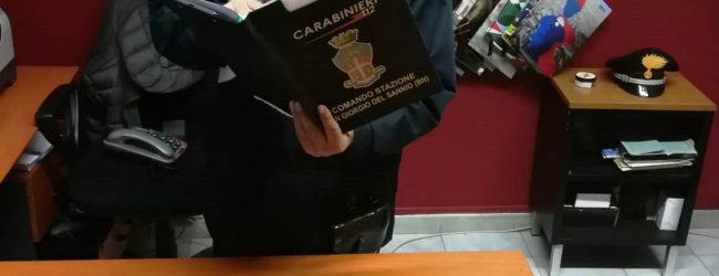 San Giorgio del Sannio| Carabinieri arrestano giovane Pusher.