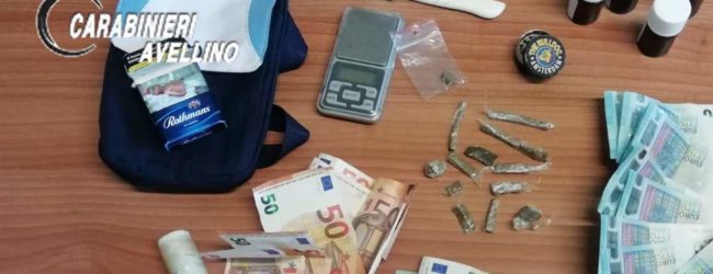 Serino| Sorpreso in possesso di hashish e marijuana, 27enne ai domiciliari