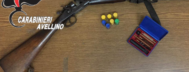 Avella| Fucile con matricola abrasa, arrestato 68enne