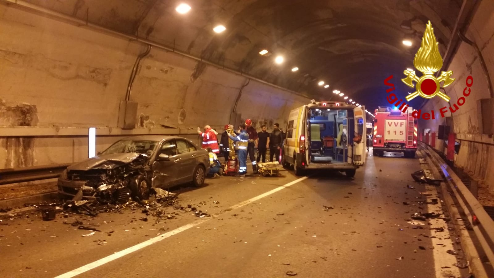 Caposele| Incidente nella galleria, feriti un ragazzo e tre donne