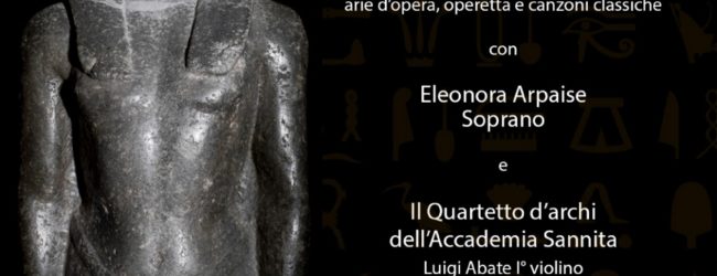 Benevento| Museo egizio, sabato “Lirica….al Museo”