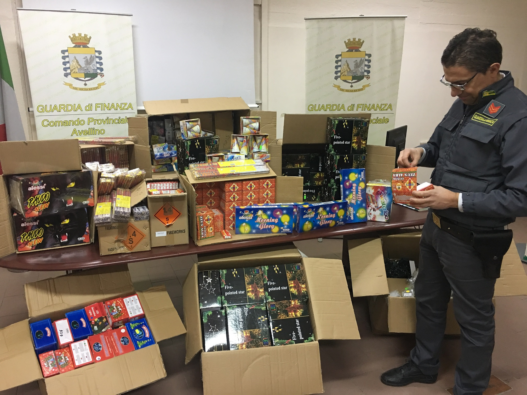 Pietradefusi| Natale sicuro, 168 kg di botti sequestrati dalla Guardia di Finanza