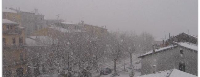 Fiocchi di neve nel Sannio e in Irpinia e prime gelate invernali