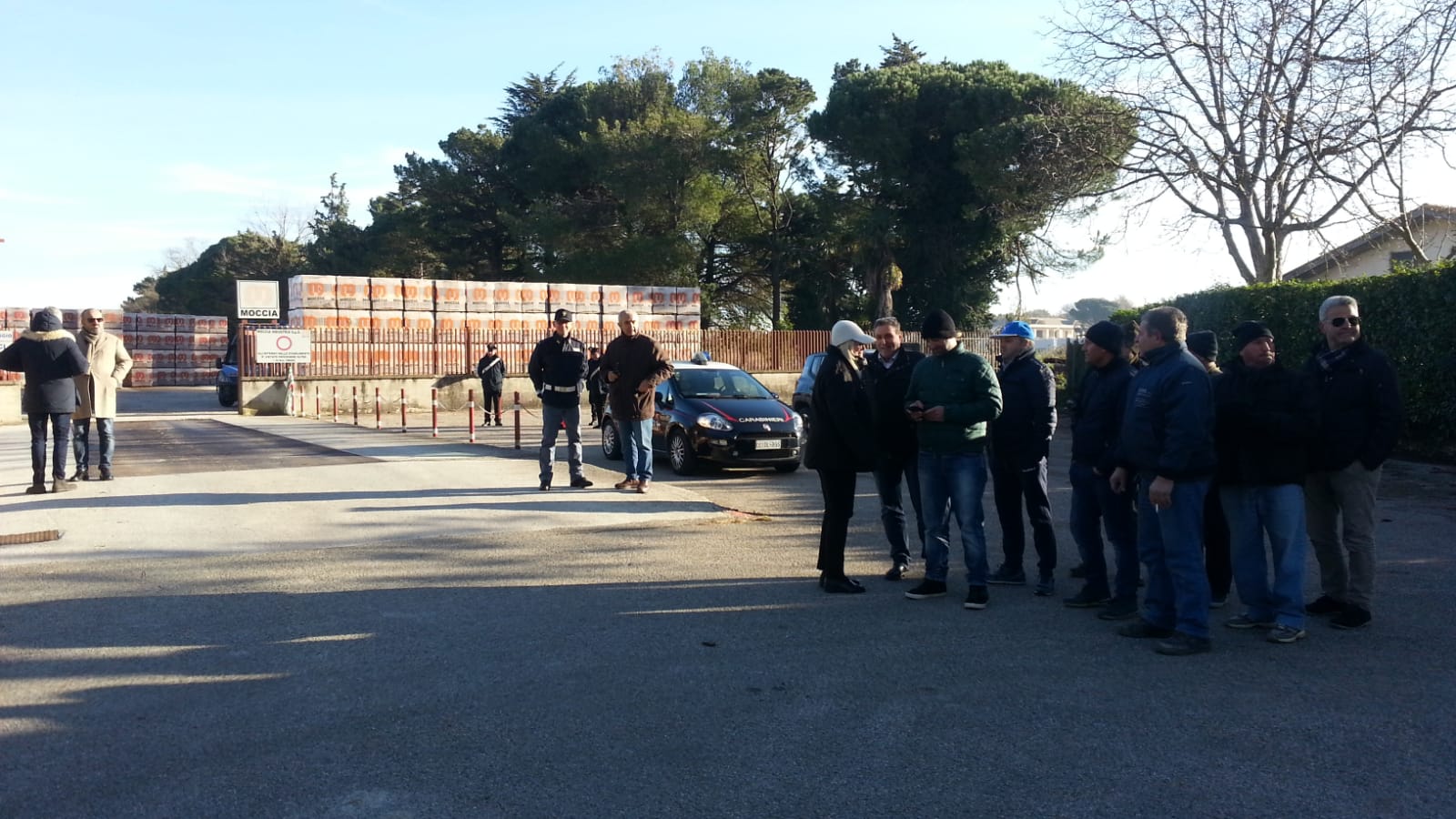 Montesarchio| Moccia, forze dell’ordine a presidio dell’azienda