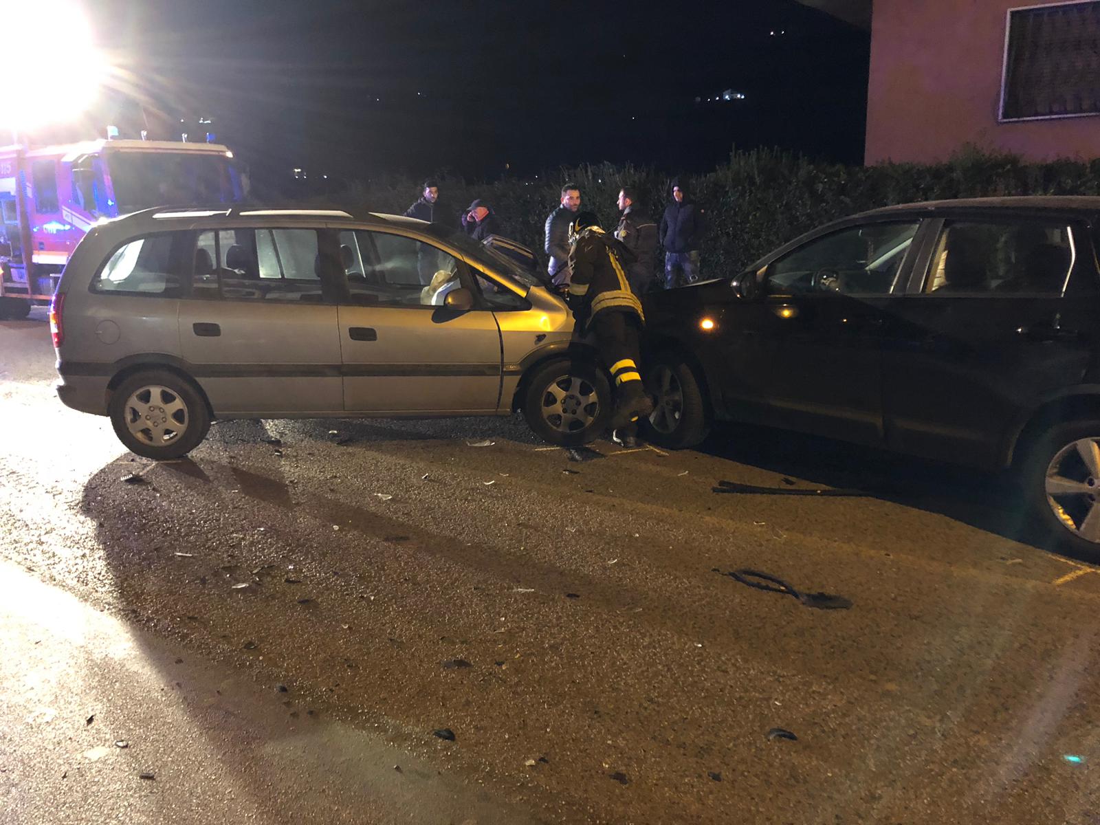 Benevento| Scontro tra due auto in contrada Epitaffio