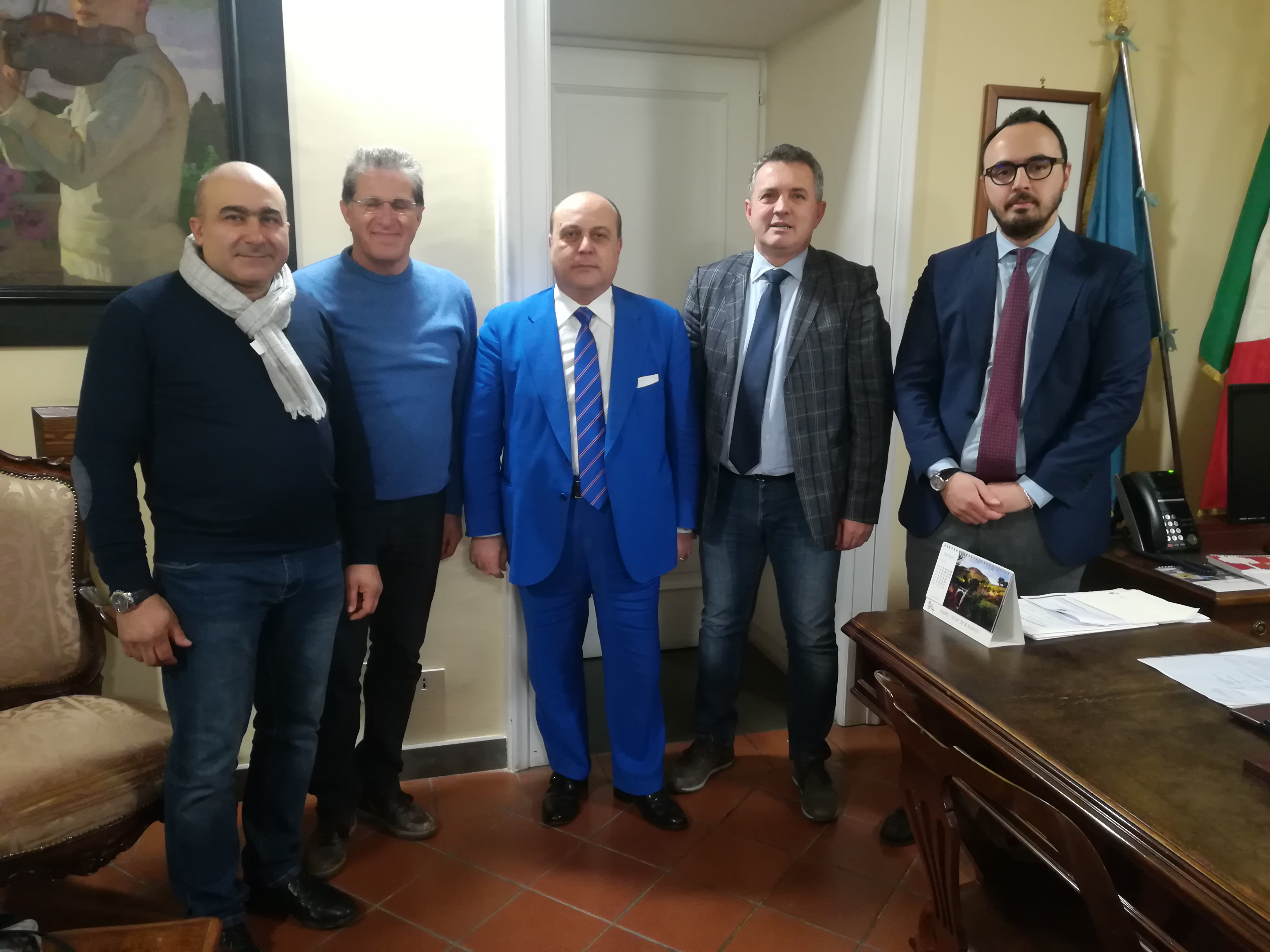 Benevento| Incontro tra “Progetto Sannio”, guidato da Vittorio Fucci e il presidente della provincia Di Maria