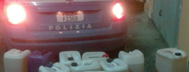 Telese Terme| Rubava gasolio dai veicoli trasportati. La Polizia ritrova centinaia di litri di carburante