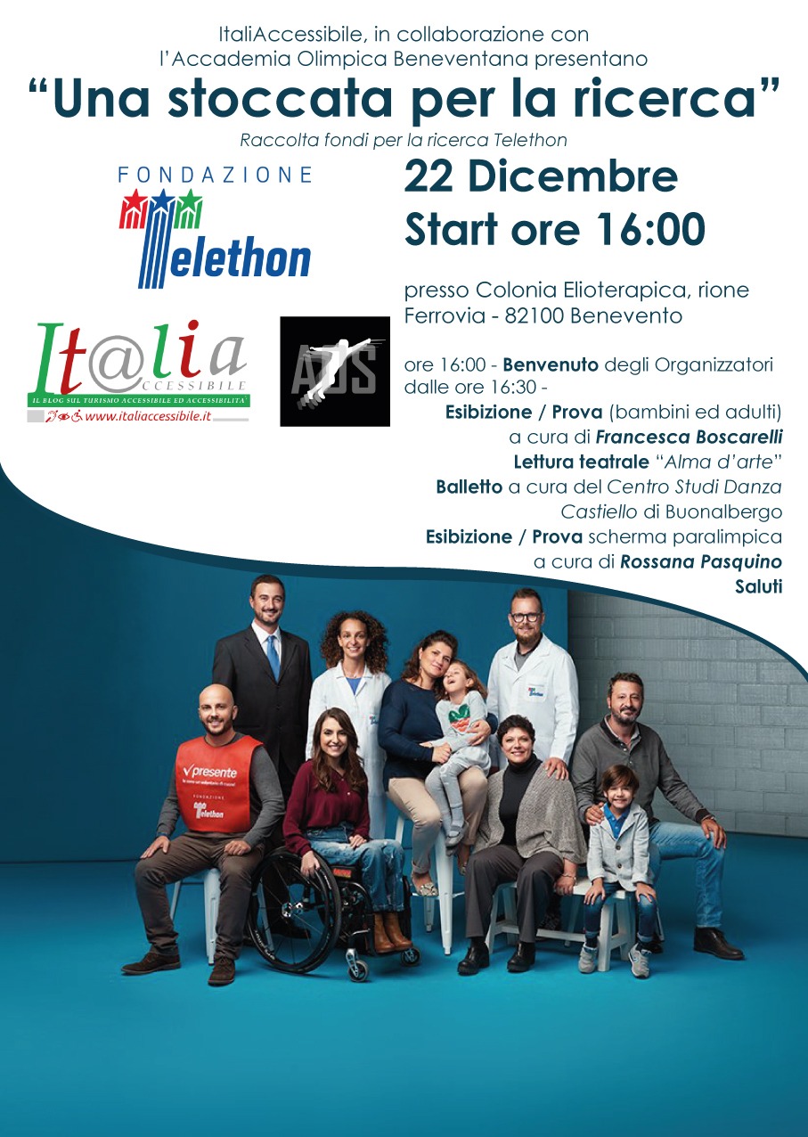 Benevento| “Una stoccata per la ricerca”, il 22 dicembre evento all’Accademia Olimpica Beneventana di Scherma