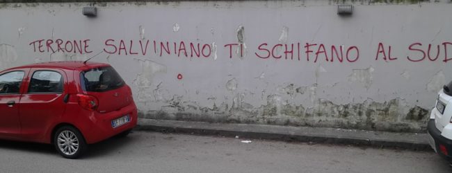 Benevento| Scritte offensive contro Salvini. Dura la replica di Luca Ricciardi