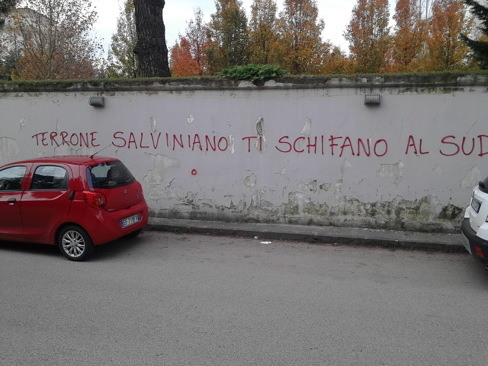 Benevento| Scritte offensive contro Salvini. Dura la replica di Luca Ricciardi