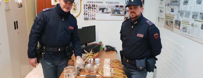 Benevento| Artifici pirotecnici e munizioni sequestrati dalla Polizia