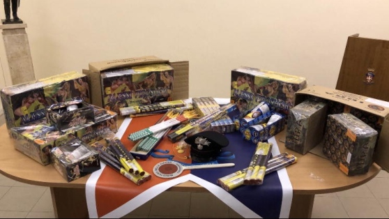 Arpaia| Artifizi pirotecnici ritrovati dai Carabinieri