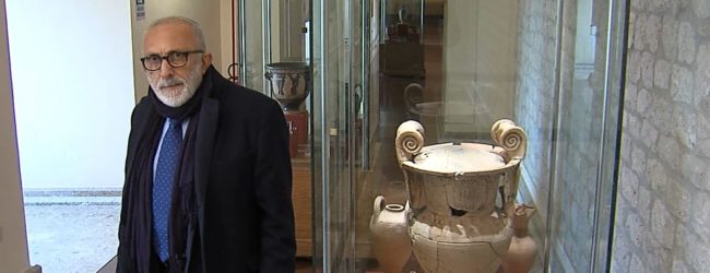 Montesarchio| Vaso di Asteaas in mostra a Roma, incontro al Museo Caudino