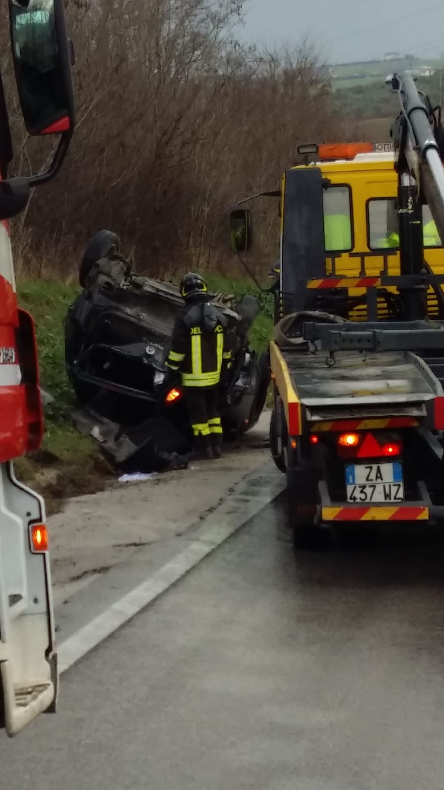 Benevento| Incidente lungo la statale  90 Bis: coinvolte 4 macchine