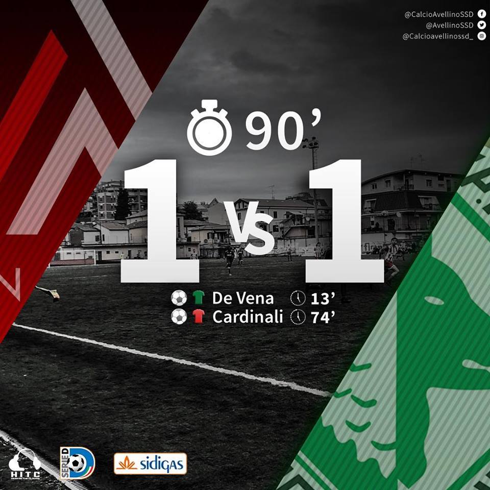 L’Anagni blocca l’Avellino: lupi a -7 dalla vetta