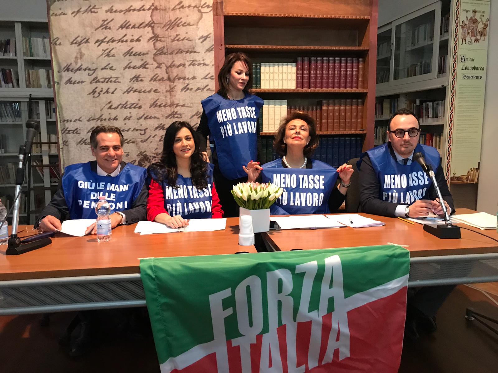 Benevento| Forza Italia e i suoi 25 anni. Lonardo: Governo antidemocratico