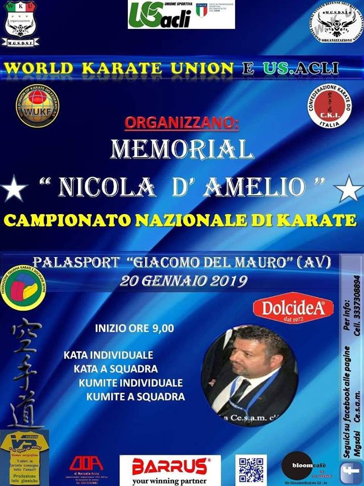 Avellino| Al Paladelmauro, il campionato nazionale di karate “Memorial D’Amelio”