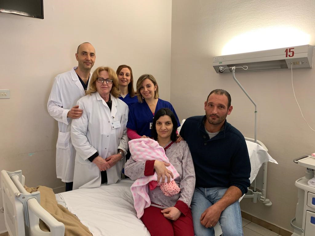 Solofra| E’ nata Gerarda, in Irpinia il primo fiocco del 2019 è rosa
