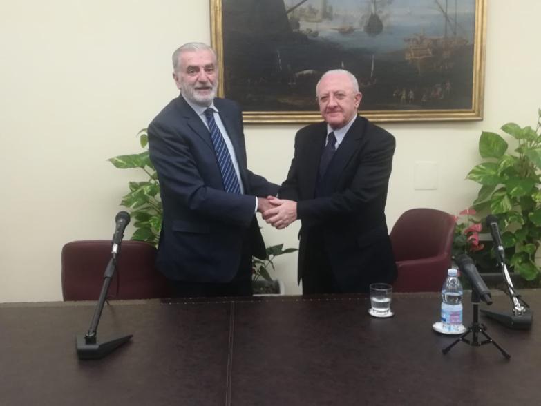 Napoli| Avellino città sostenibile, De Luca e Priolo firmano la delega per i progetti