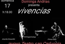 Napoli| Dominga Andrias presenta “Vivencias” al Teatro San Carluccio