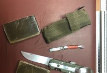 Droga e coltelli in auto, arrestato un 55enne