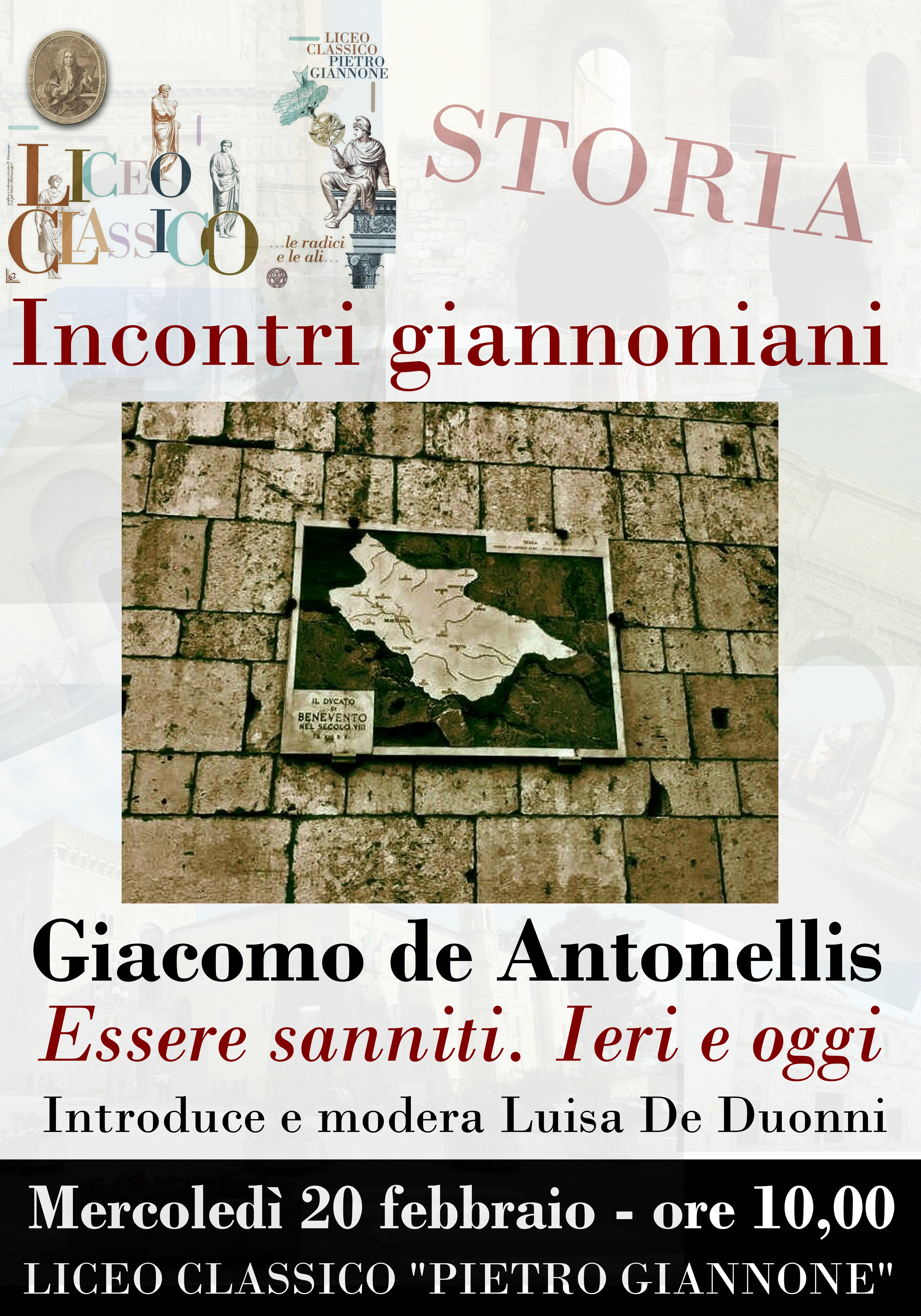 “Incontri giannoniani”, domani incontro con lo storico e giornalista Giacomo de Antonellis