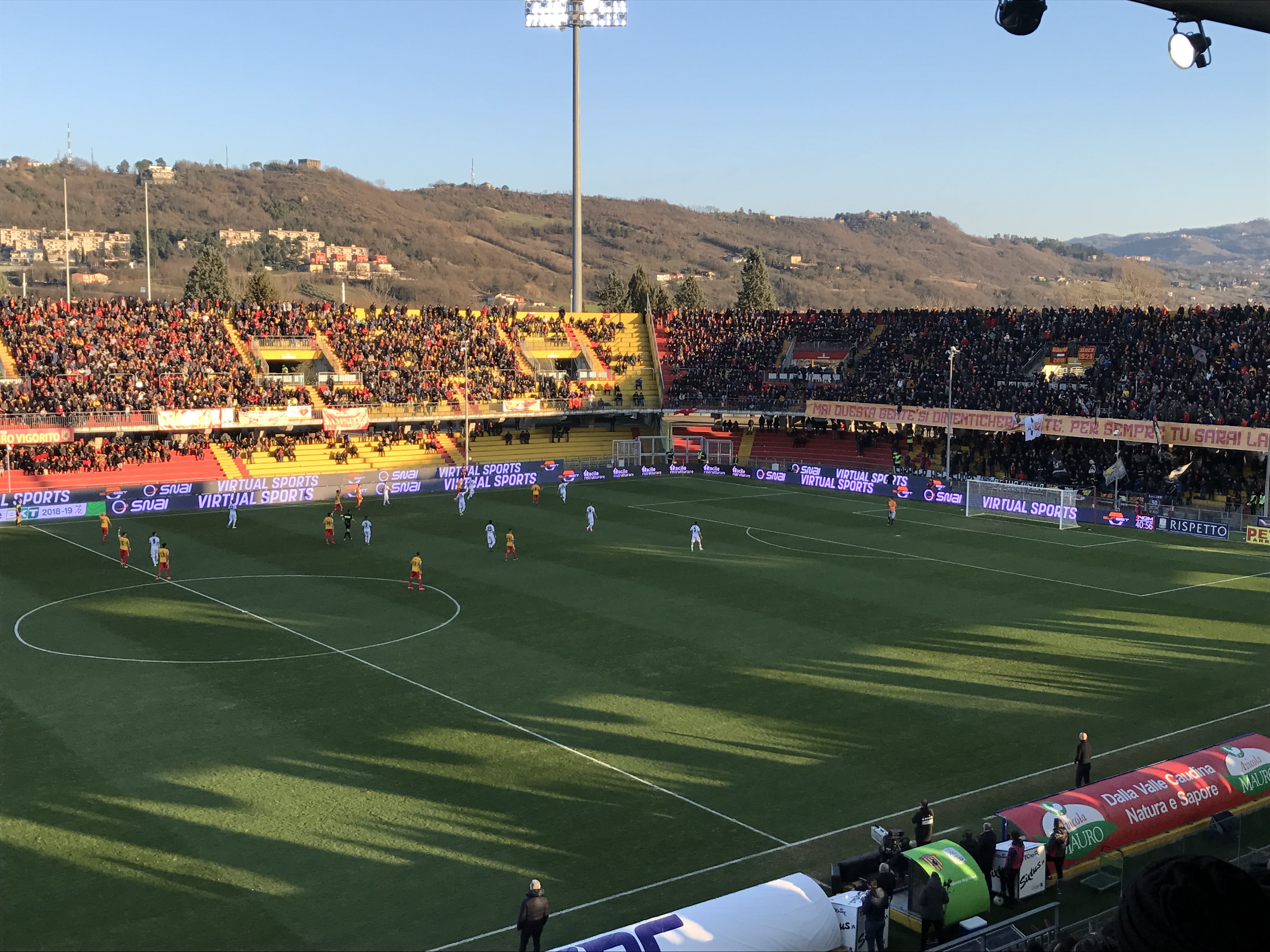 Benevento-Cittadella: 1-0. Firma Coda. La Strega accorcia dalla vetta