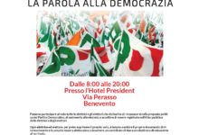 Primarie PD, a Benevento appuntamento all’ Hotel President