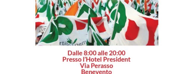 Primarie PD, a Benevento appuntamento all’ Hotel President