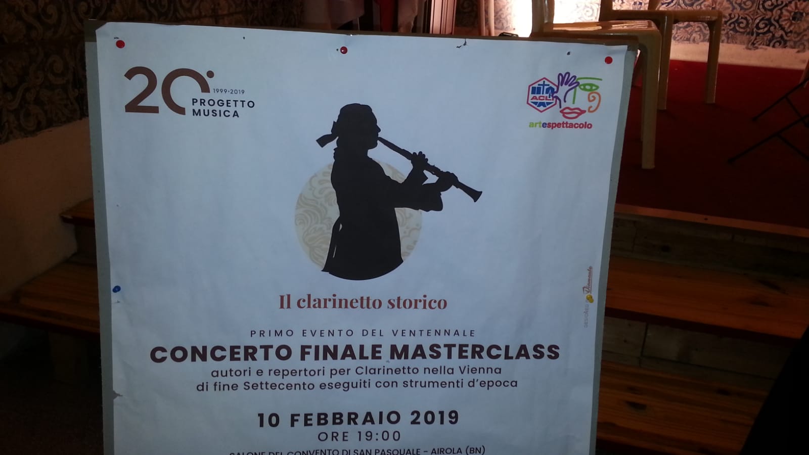 Airola| Clarinetto storico, ouverture per il ventennale di “Progetto Musica”