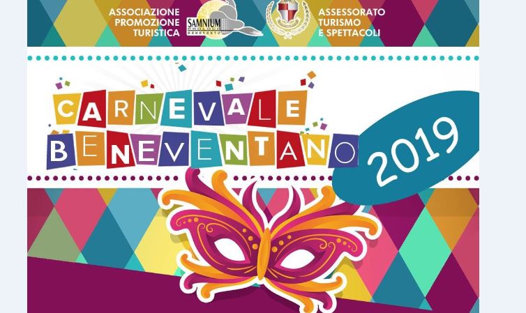 Maschere e carri, il 5 Marzo il carnevale a Benevento