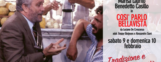 Avellino| Teatro Gesualdo, domani la commedia “Così parlò Bellavista”