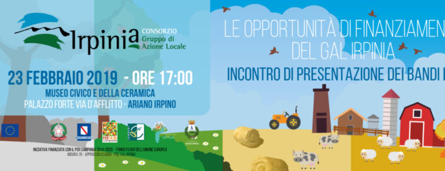 Ariano Irpino| Programma di Sviluppo rurale, il Gal Irpinia presenta bandi e opportunità