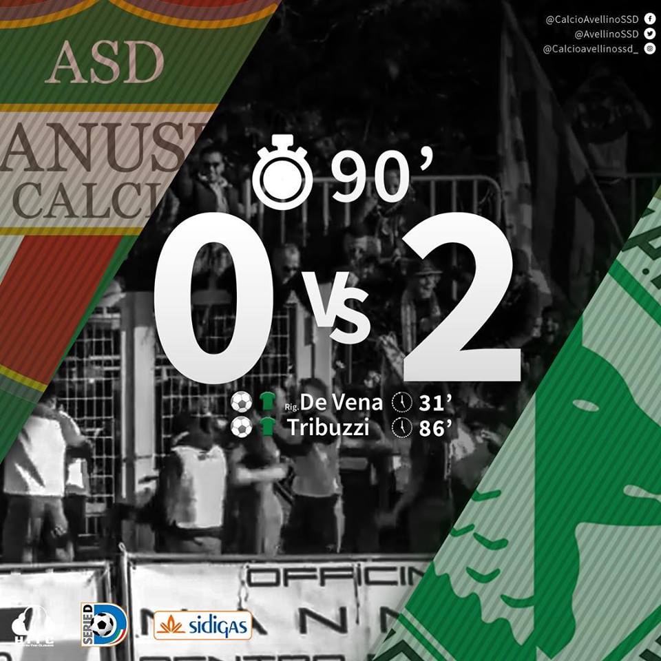 De Vena – Tribuzzi (e Viscovo): l’Avellino vittorioso a Lanusei