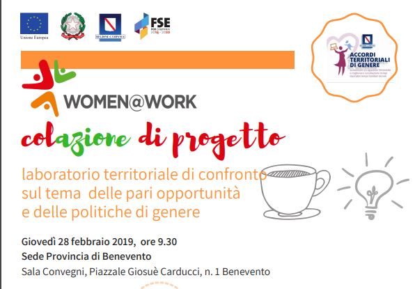 Benevento| “Women@Work”, giovedi alla Provincia l’iniziativa Col-Azione
