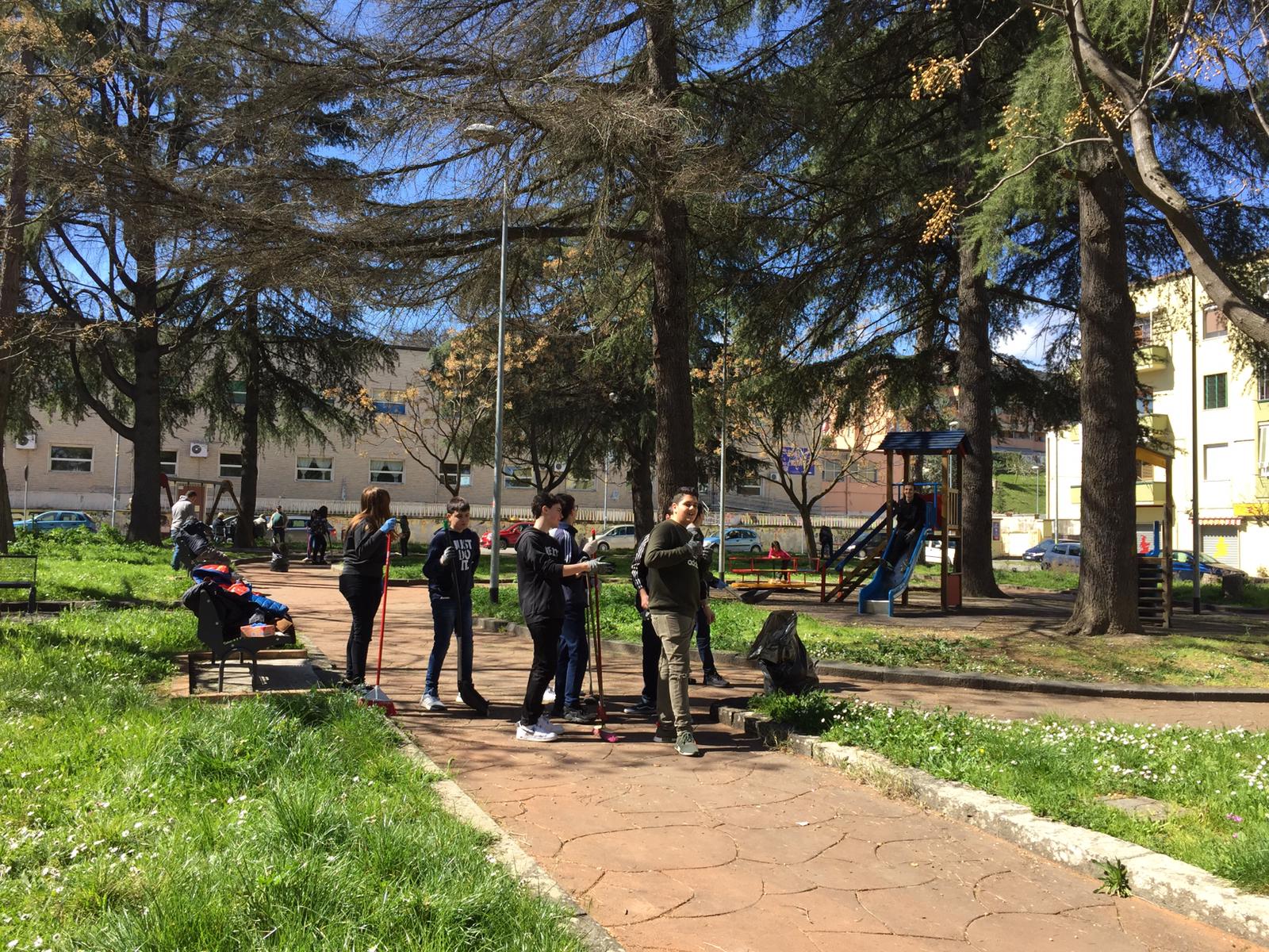 Benevento| Domenica ecologica, successo per il Rione Libertà