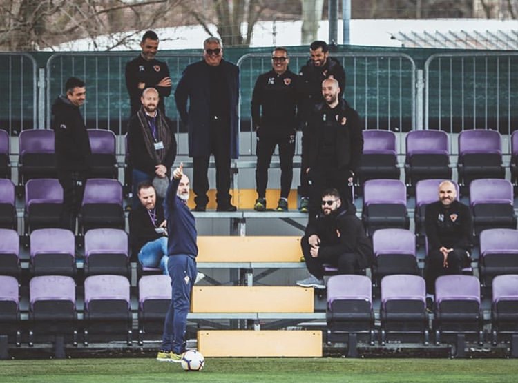 Benevento, visita alla Fiorentina
