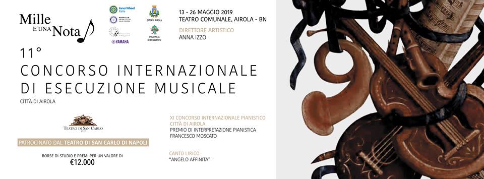 Concorso Internazionale di Esecuzione Musicale “Città di Airola”, rinnovata la partnership con il San Carlo: 12 mila euro in palio