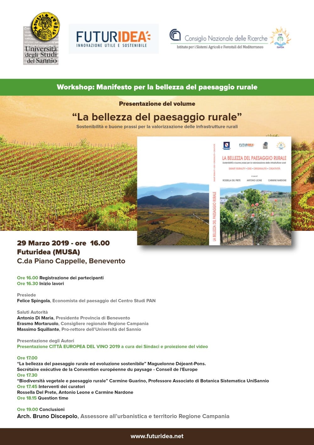 Benevento| La bellezza del paesaggio,si presenta il libro a Futuridea