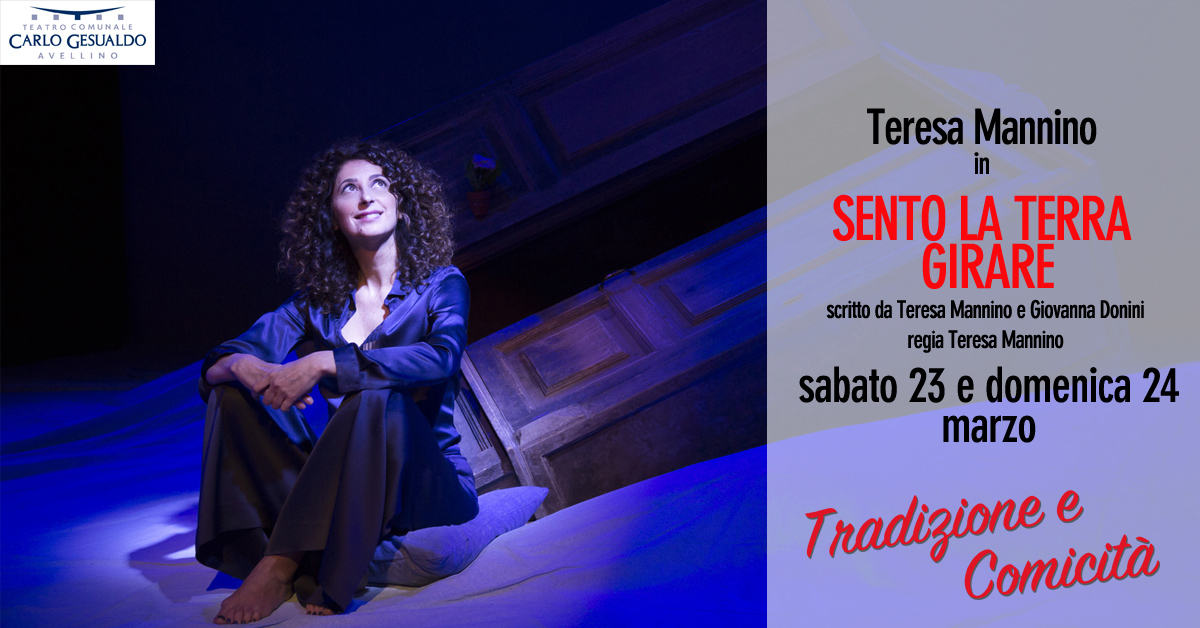 Avellino| Teatro Gesualdo, in attesa di Luca Carboni ecco lo show di Teresa Mannino