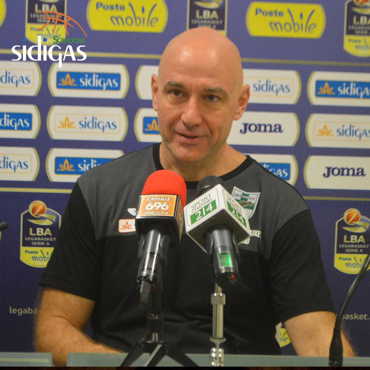 Basket| Sidigas, coach Vucinic: “Show up or go home, qualità, determinazione e impegno per le prossime gare”