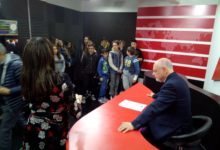 Gli alunni dell’Istituto Comprensivo di Guardia Sanframondi e San Lorenzo Maggiore,in visita agli studi di LabTv