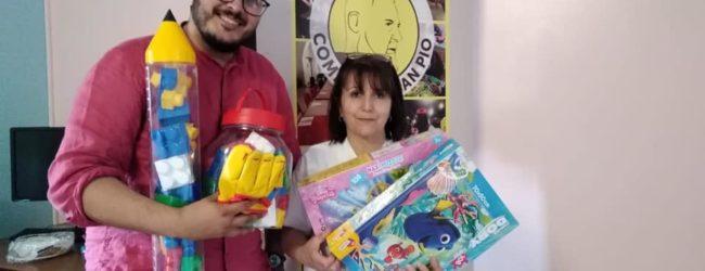 Benevento| Compagnia San Pio,doni e sorrisi al “San Pio”